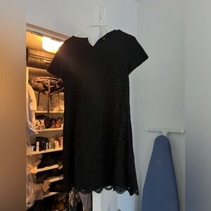 CeCe lace mini black dress